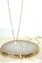 SAVED BY GRACE MINI CROSS NECKLACE