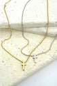 SAVED BY GRACE MINI CROSS NECKLACE