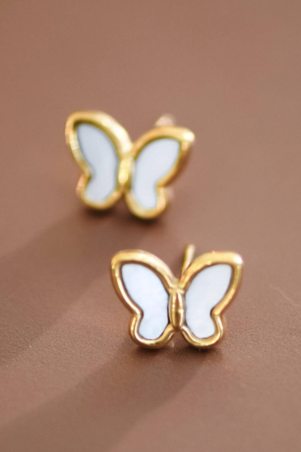Golden Flutter Studs