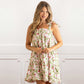 Berry Bloom Mini Dress