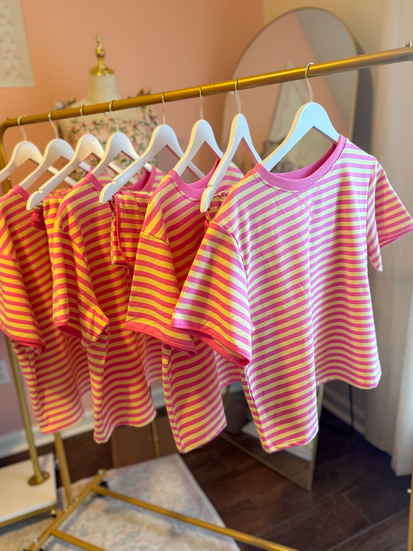 Cabana stripe skort set