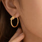 Twisted Hoop Earrings