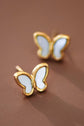 Golden Flutter Studs